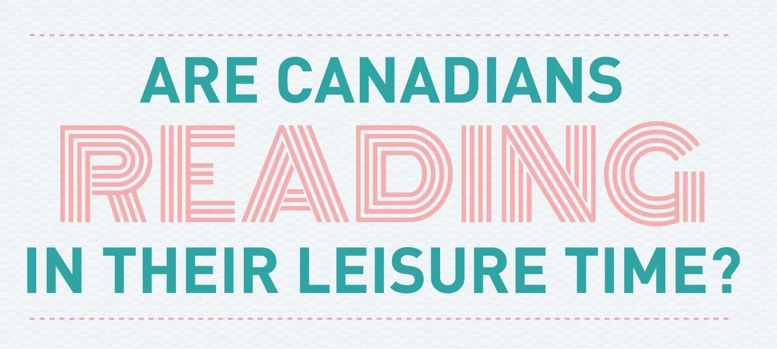 Are Canadians spending their leisure time reading?
