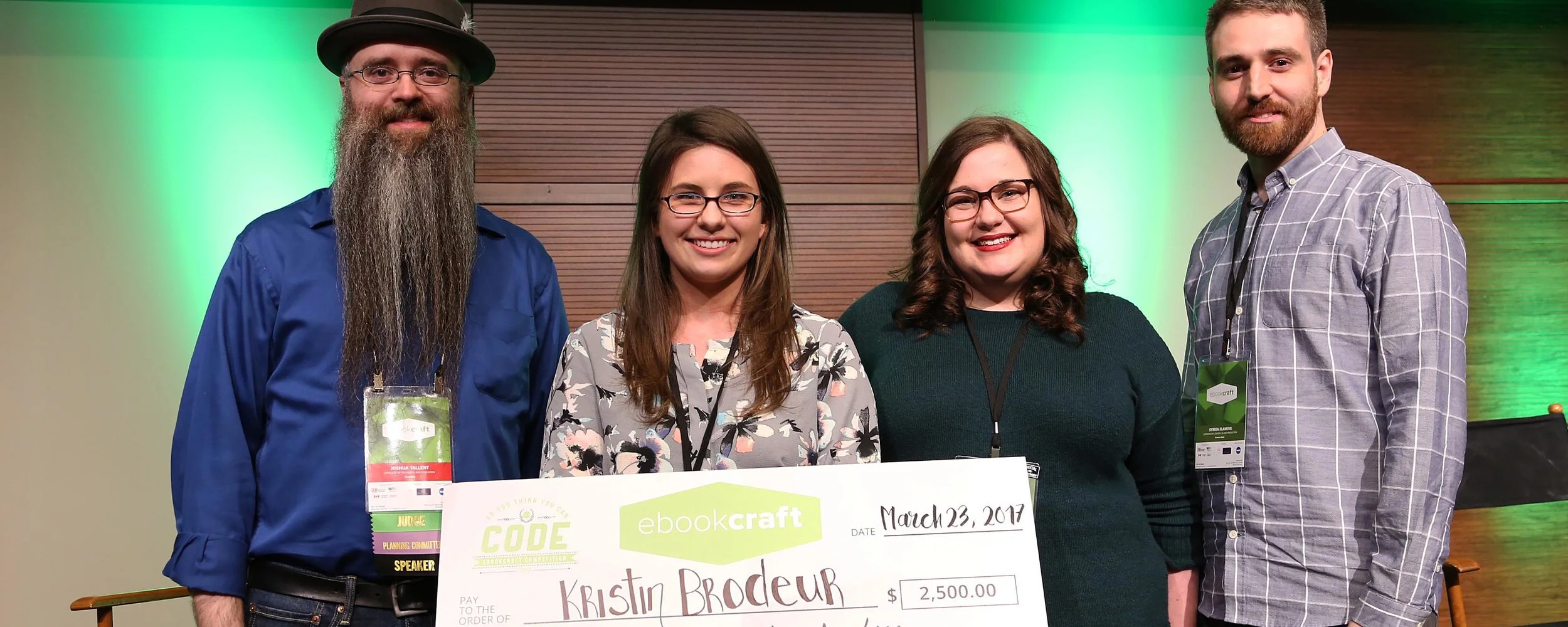 Kristin Brodeur, you really can code!