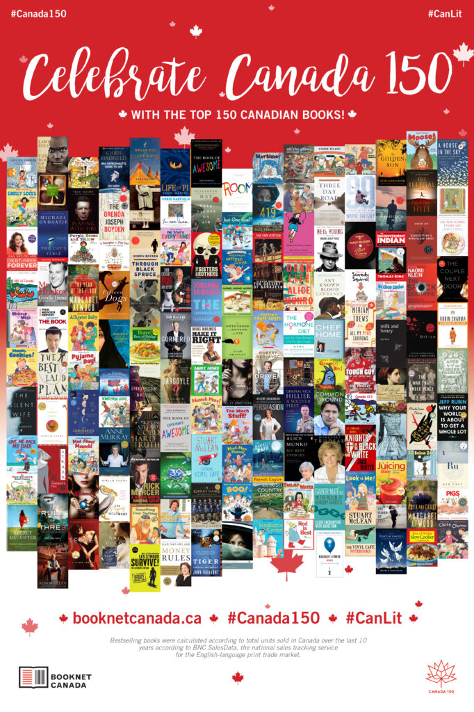 The 150 bestselling books by Canadian authors