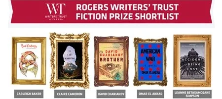 Literary Awards: Rogers Writers’ Trust Fiction Prize