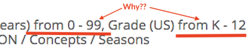 Don’t do what Donny Don’t does: Misusing Audience Range