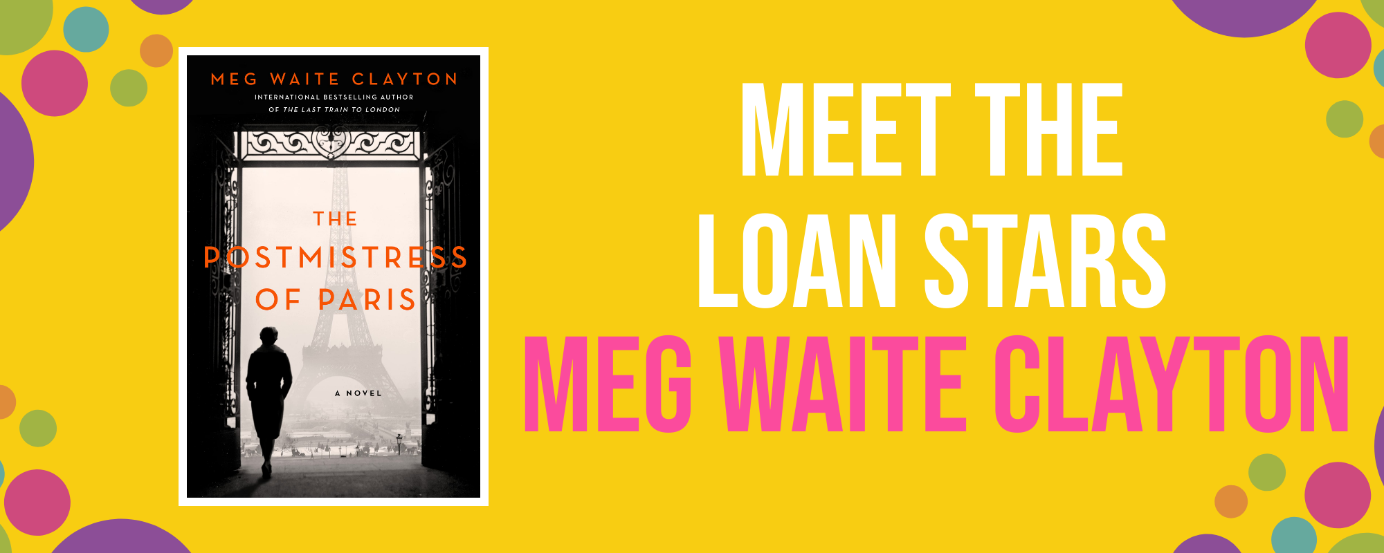 Meet the Loan Stars: Meg Waite Clayton