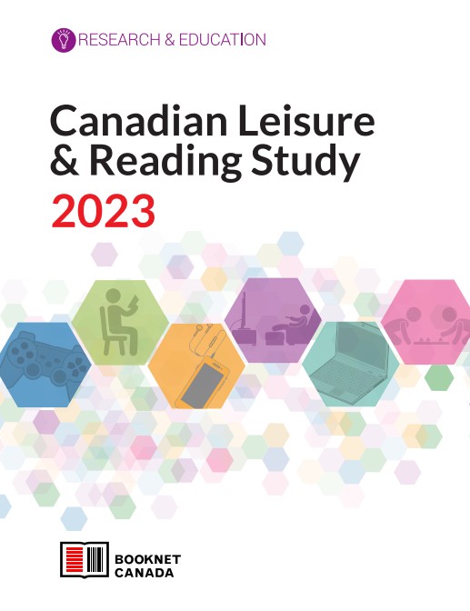 Cover of Canadian Leisure and Reading Study 2023. A publication by BookNet Canada