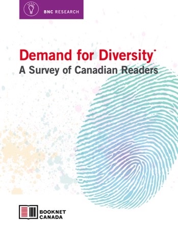 Cover of Demand for Diversity: A Survey of Canadian Readers. A publication by BookNet Canada