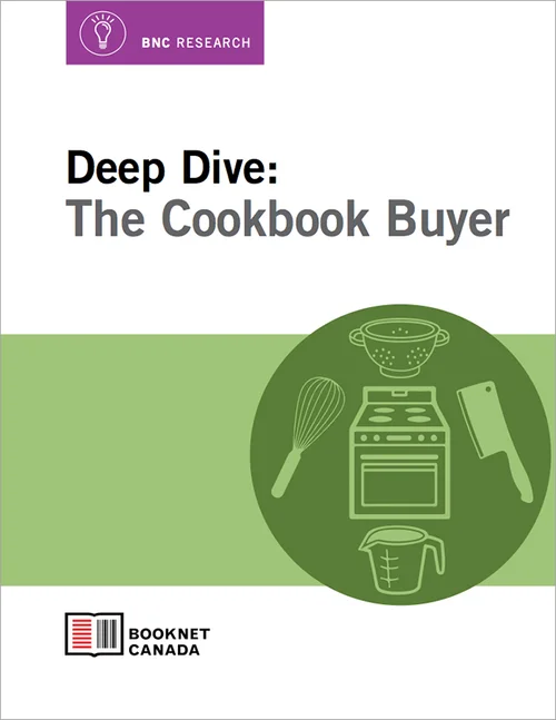 Cover of Deep Dive: The Cookbook Buyer. A publication by BookNet Canada