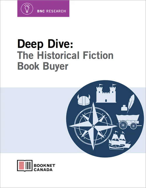 Cover of Deep Dive: The Historical Fiction Book Buyer. A publication by BookNet Canada