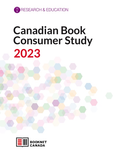 Cover of Canadian Book Consumer Study 2023. A publication by BookNet Canada