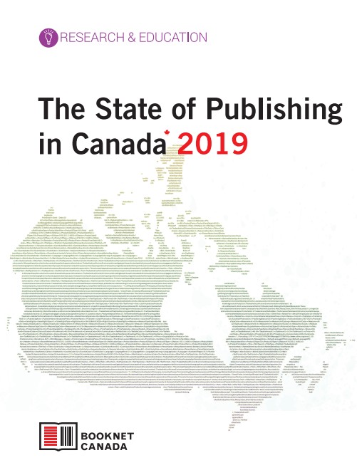 Cover of The State of Publishing in Canada 2019. A publication by BookNet Canada.