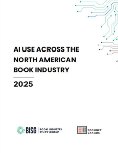 AI use across the North American book industry 2025