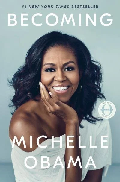 Book cover for Becoming by Michelle Obama