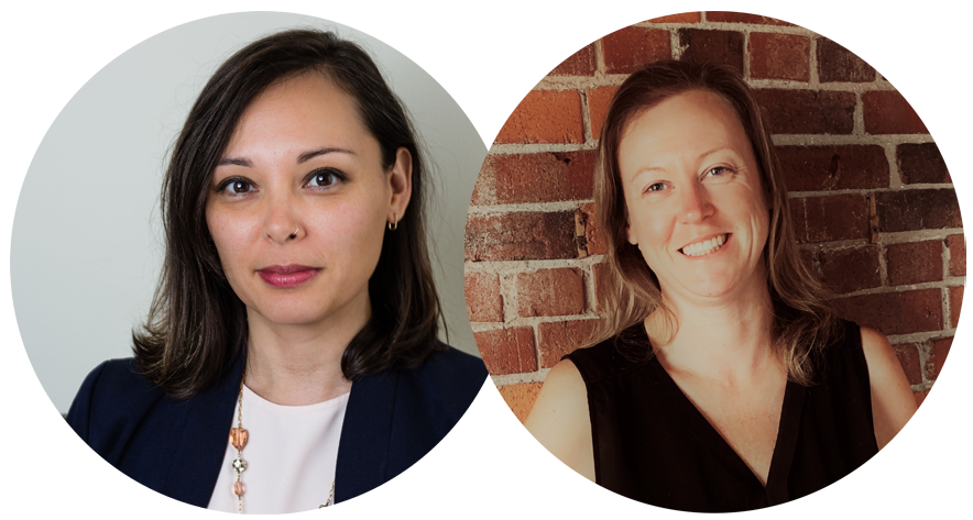  Photos of Kristina Radke and Jennifer Gauthier. 