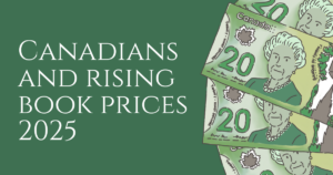 Canadians and rising book prices 2025