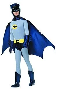  Photo of an old Batman action figure. 