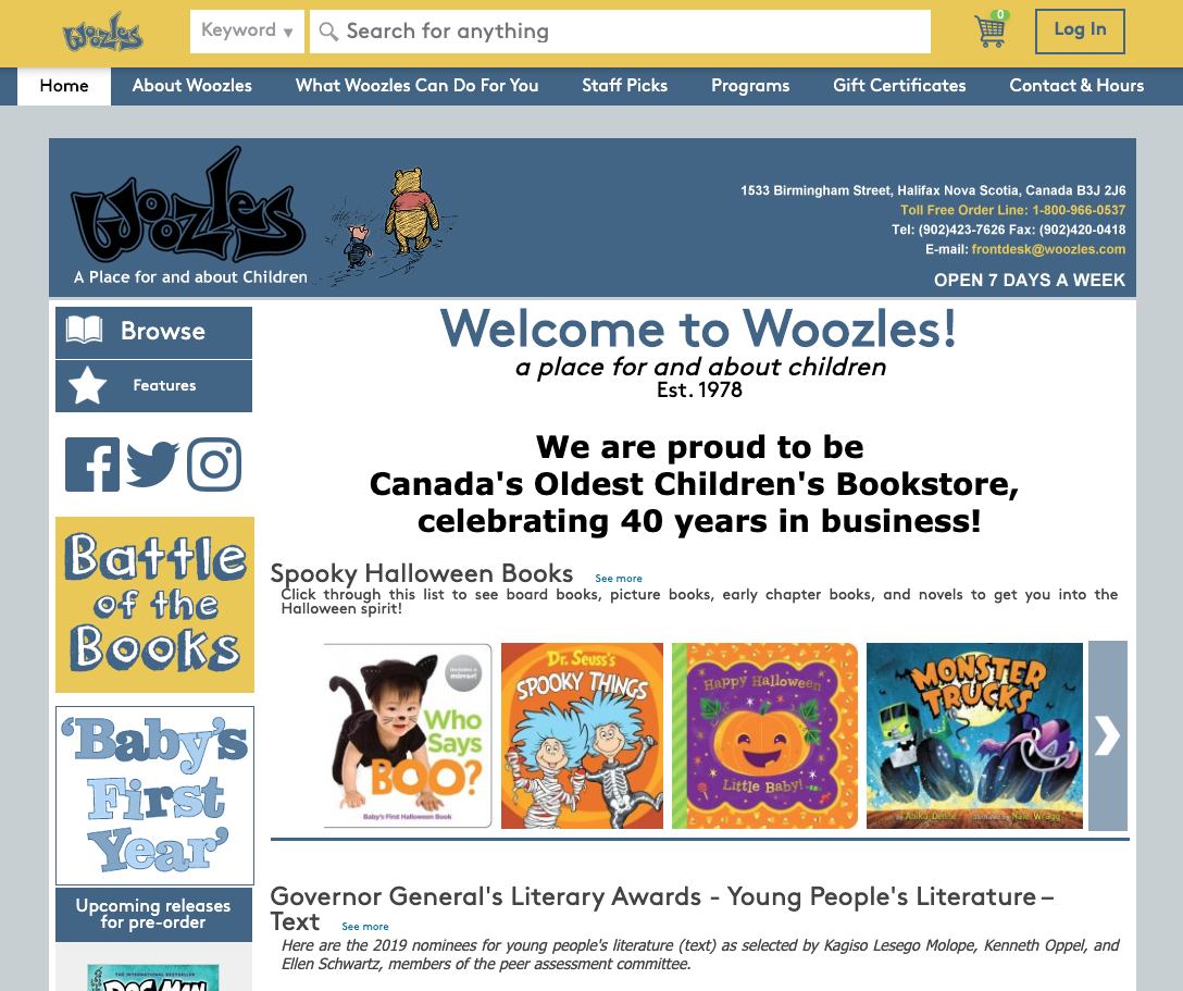 Woozles has a great website .