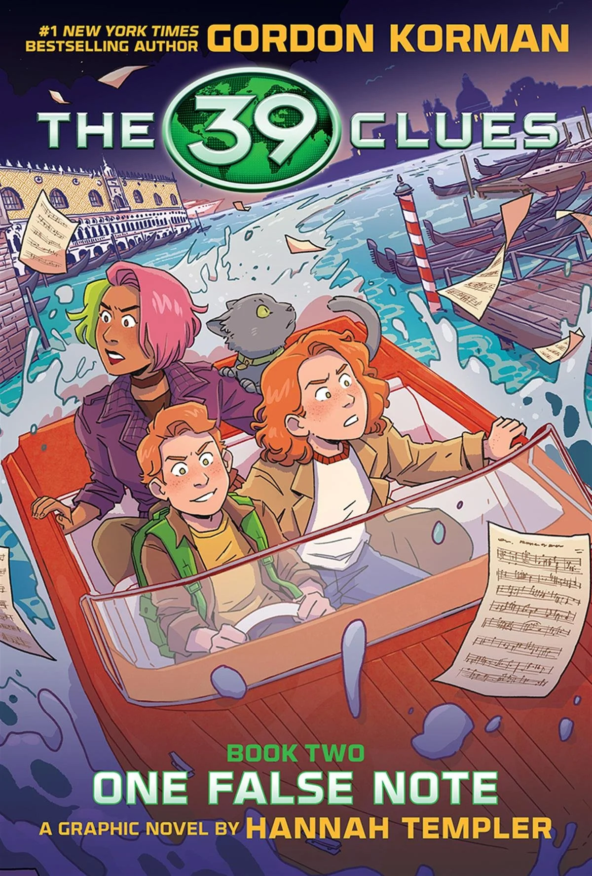 The 39 clues book cover.
