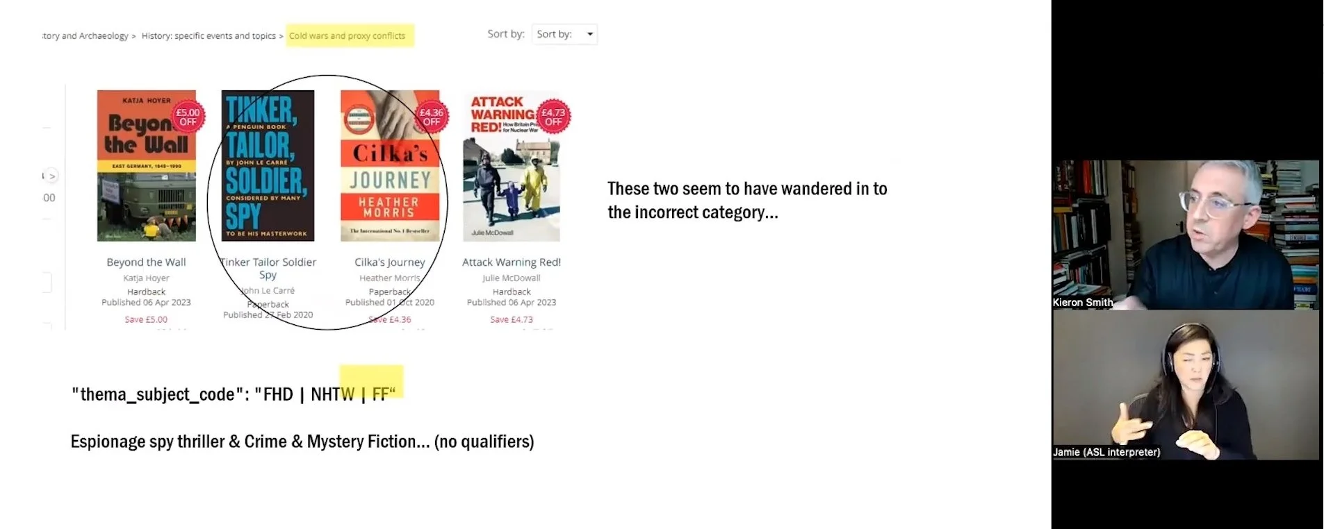 Screenshot from the Give them what they need Tech Forum session