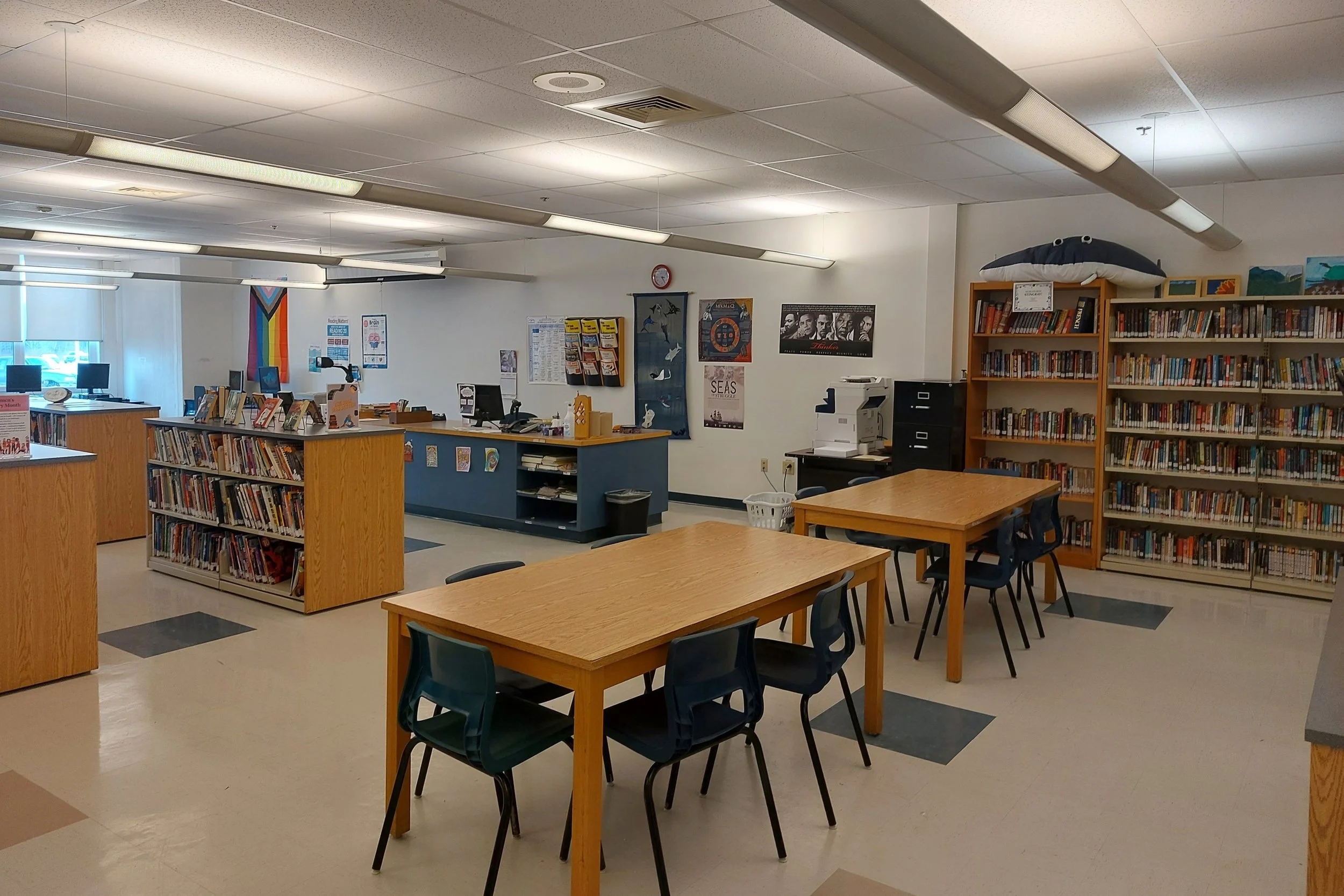 St. Mary's Bay Academy library interior