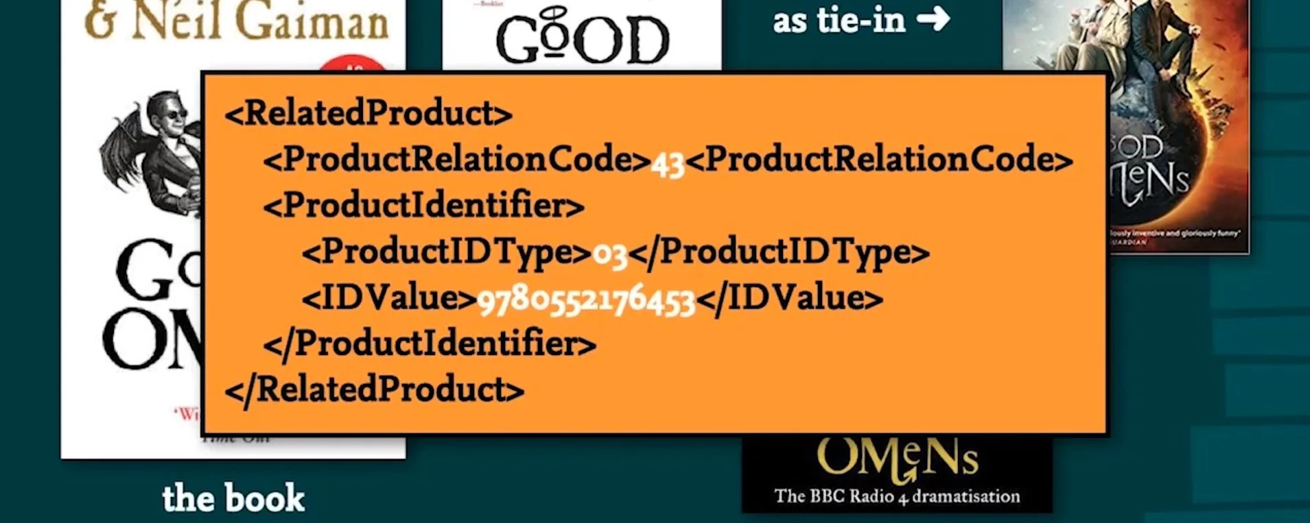 Screenshot from the Audiobook metadata in ONIX sessionTech Forum session