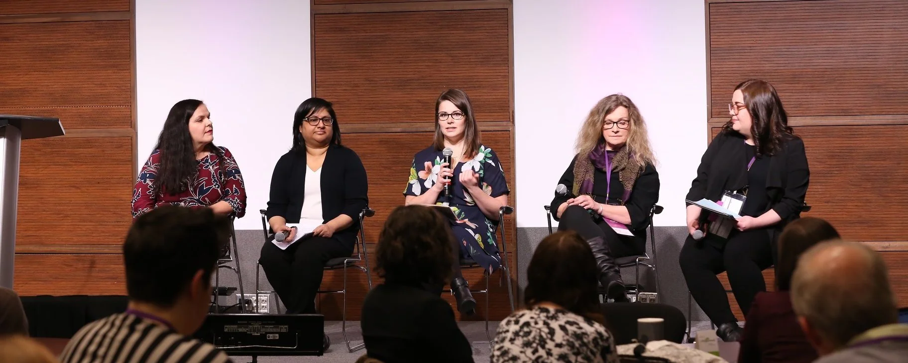 Picture of the panellists of Data-driven collections & patron management: The new library science