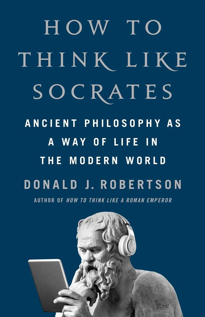 How to Think Like Socrates book cover.