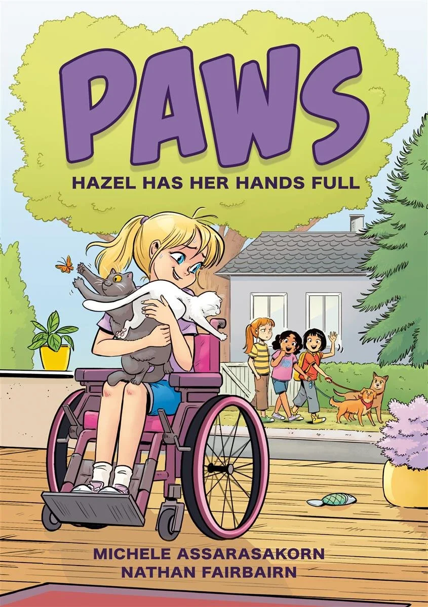 Book cover: PAWS: Hazel Has Her Hands Full