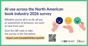 How are you approaching AI? Take the AI use in the North American book industry survey 2026
