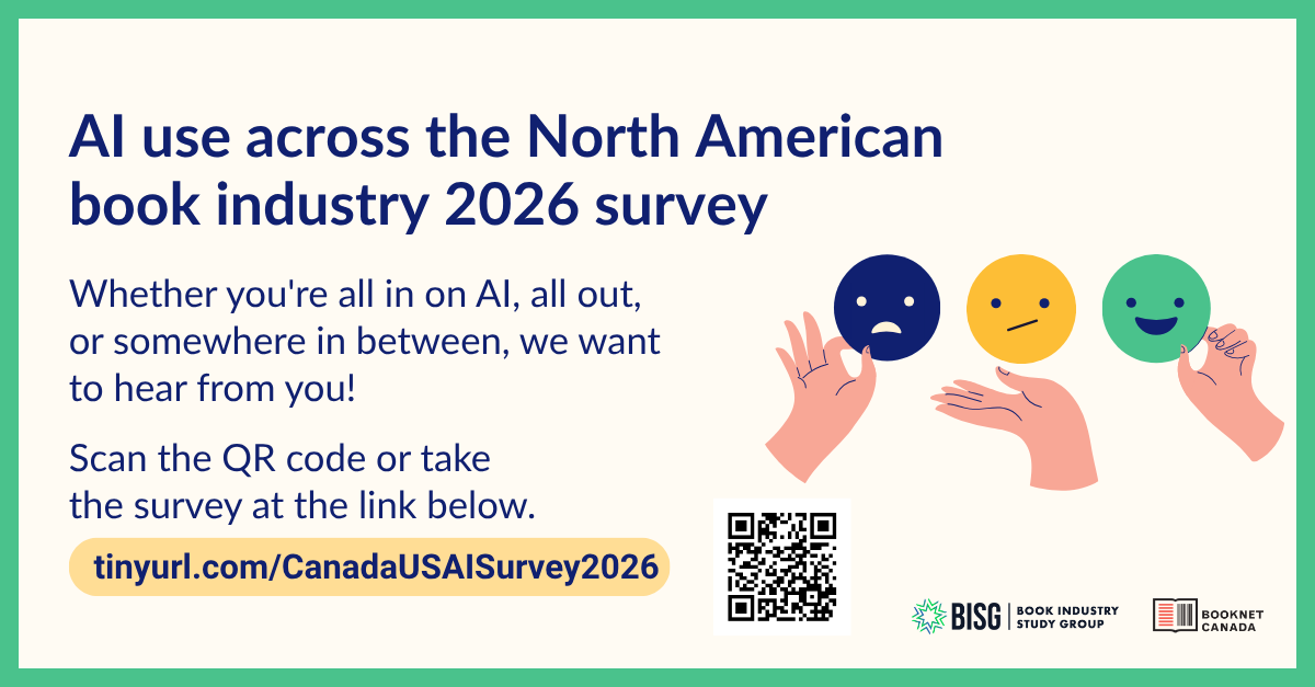 How are you approaching AI? Take the AI use in the North American book industry survey 2026