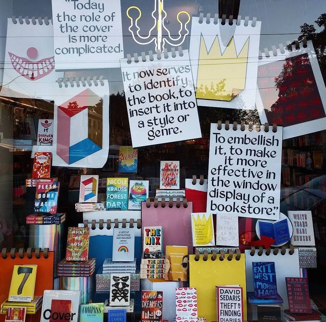 Window display designed by Kalpna Patel