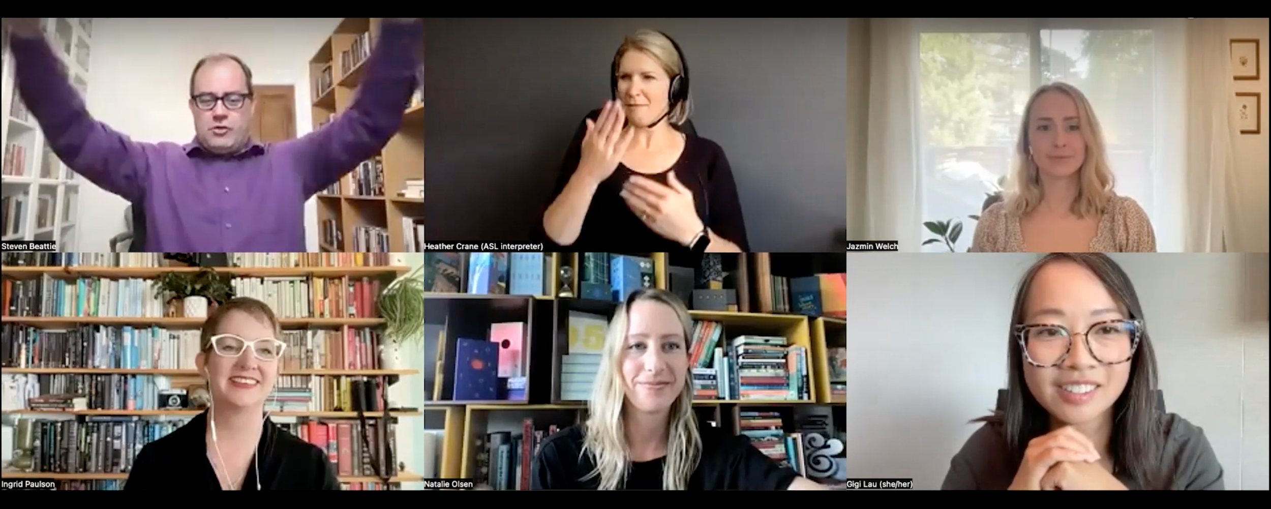 Panelists of the Let’s judge a book by its cover: A panel about book cover design