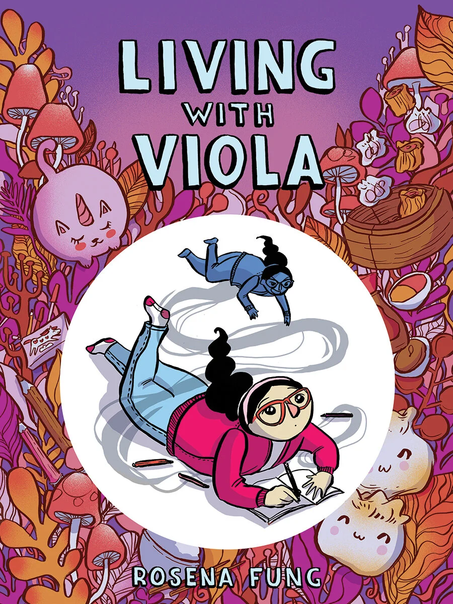 Book cover image for Living with Viola by Rosena Fung