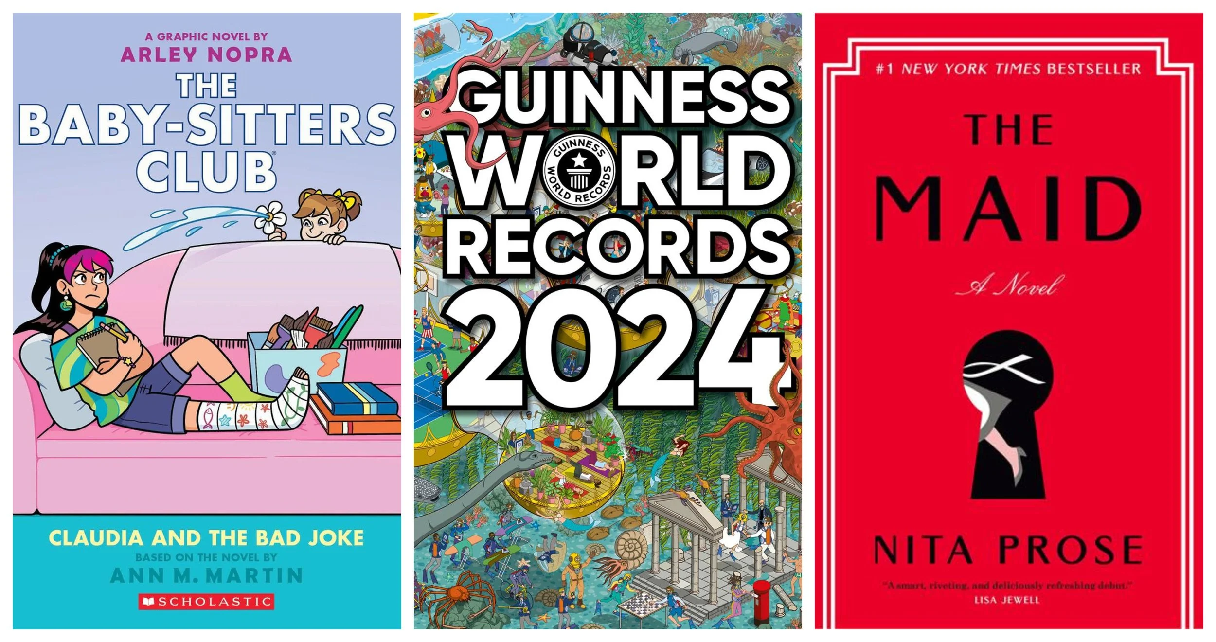 Cover collage of top 3 most circulated overall Canadian titles.
