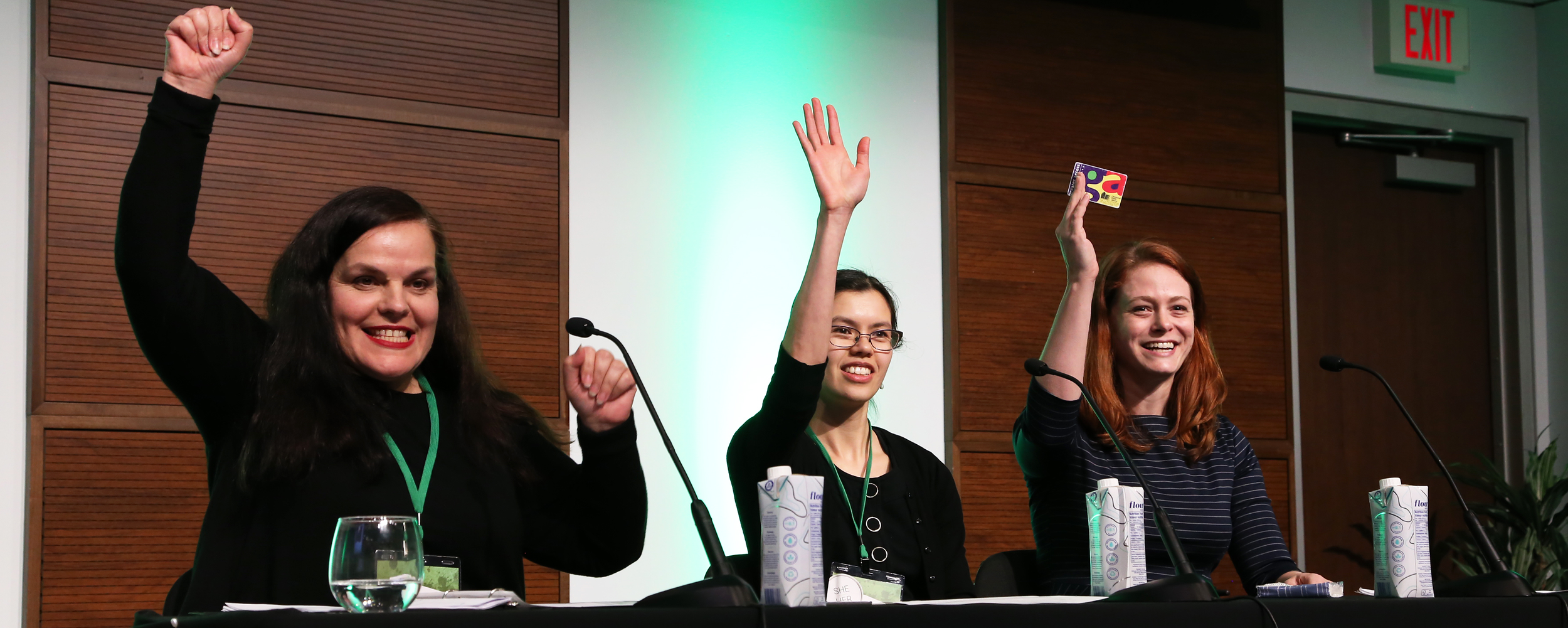 Picture of the panellists of Oh, the places ebooks Go: An ebook’s journey from creation to circulation
