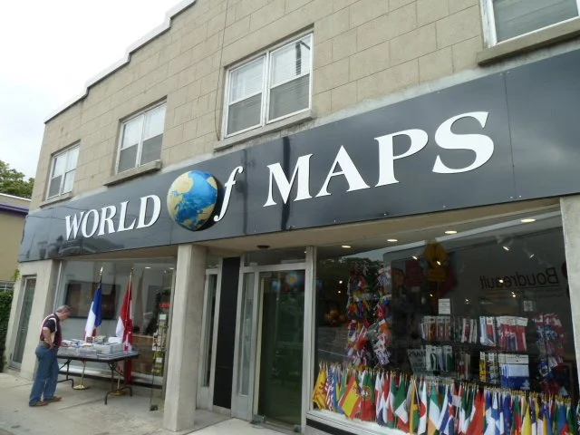 World of Maps storefront