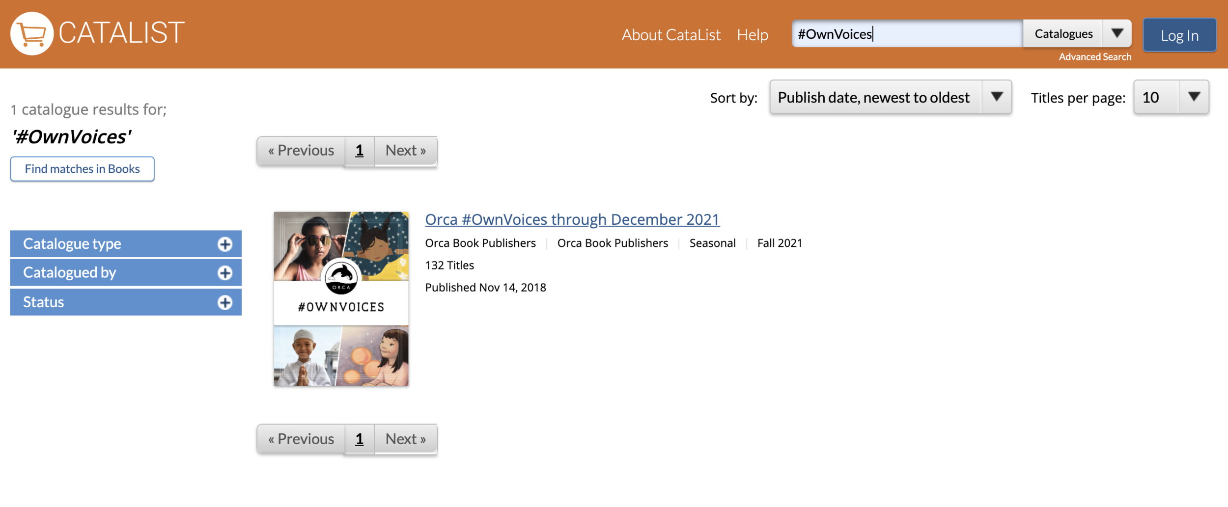 Search results for #OwnVoices