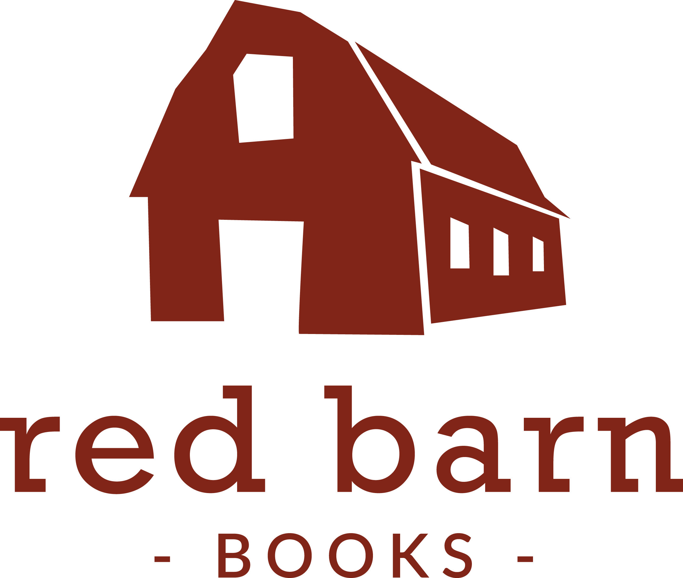 Red Barn Books logoL An illustration of a red barn with the name of the company underneath.