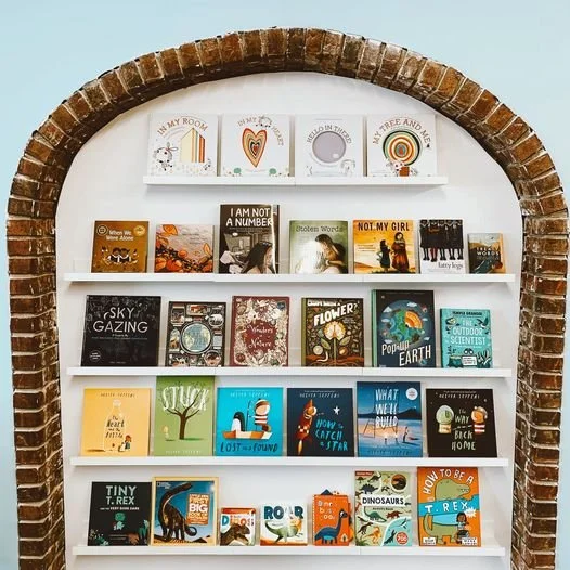 Book display at Books on Main
