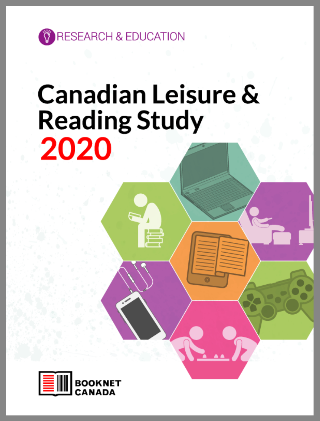 Report cover for Canadian Leisure & Reading Study 2020