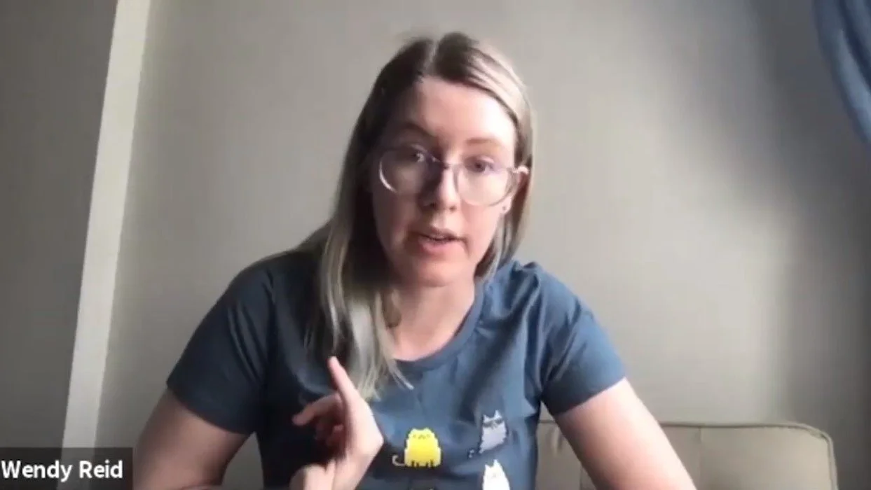 Screen capture from the Audiobook accessibility presentation