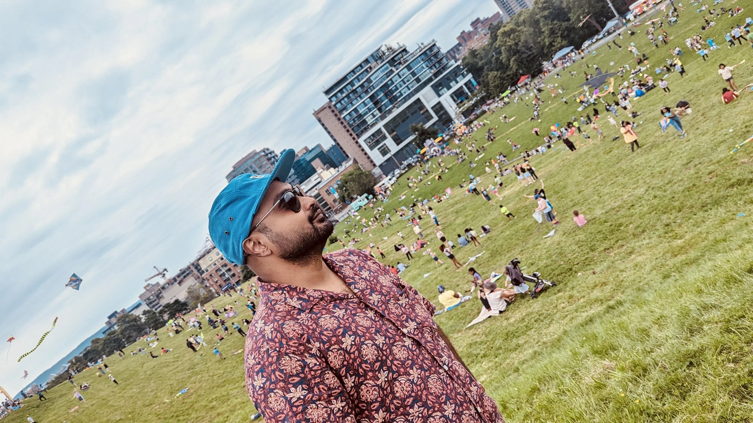 Shuvanjan pictured on a sunny day at the park