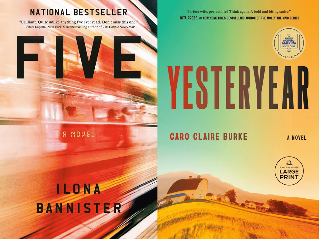 Book covers for Five by Ilona Bannister & Yesteryear by Caro Claire Burke