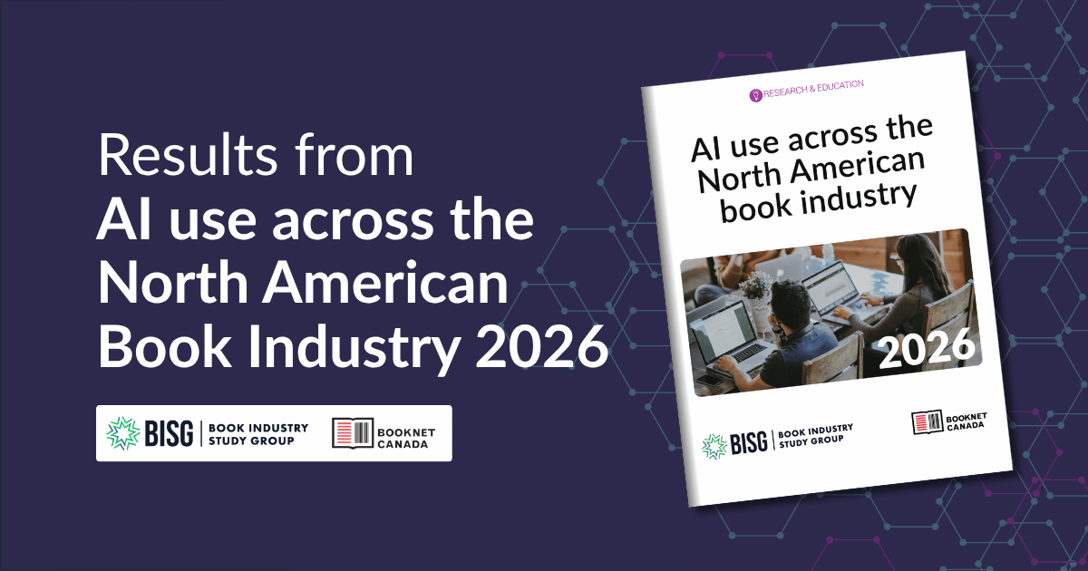 Results from the AI use across the North American book industry survey 2026