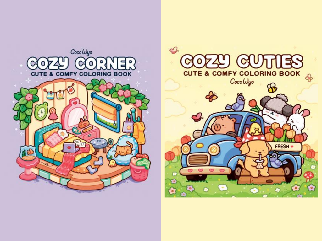Book covers for Cozy Corner & Cozy Cuties by Coco Wyo.